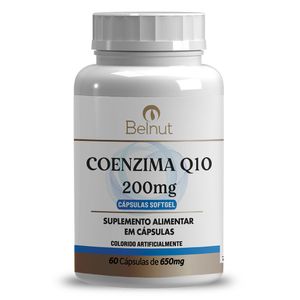 Coenzima Q10 (200mg) 60 Cápsulas - Belnut