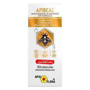 Apireal Jalea Real Liofilizado 30 Cápsulas - Apis Flora