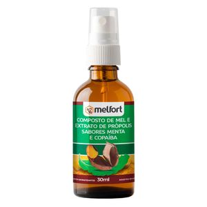 Extrato de Própolis, Menta e Copaíba em Spray 30ml - Melfort