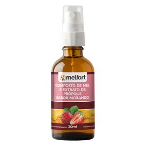 Extrato de Própolis em Spray Sabor Morango 30ml - Melfort
