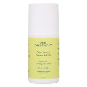 Desodorante Roll On (Lemongrass e Sálvia) 55ml - Use Orgânico