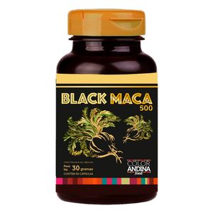 Maca Peruana Black 60 cápsulas (Preta) - Color Andina Food