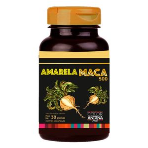 Maca Peruana 60 Cápsulas (Amarela) - Color Andina Food