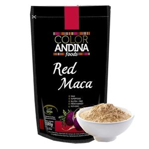 Maca Peruana Red em Pó 100g (Vermelha) - Color Andina Food