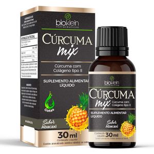 Cúrcuma Mix (Cúrcuma e Colágeno Tipo II) em Gotas 30ml - BioKlein