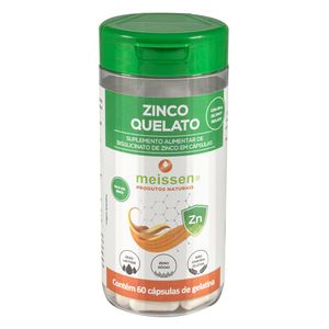 ZINCO QUELATO (28MG) 60 CÁPSULAS - MEISSEN