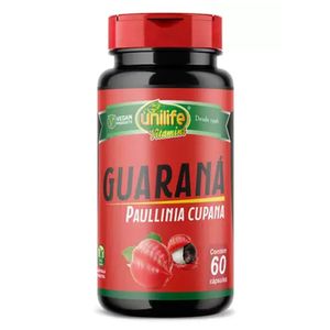 Guaraná (500mg) 60 Cápsulas Vegetarianas - Unilife