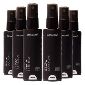 Kit 6x Prata Coloidal (40ppm) spray 60ml - Almacura