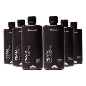 Kit 6x Prata Coloidal (40ppm) 500ml - Almacura