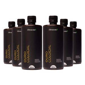 Kit 6x Ouro Coloidal (338ppm) 500ml - Almacura