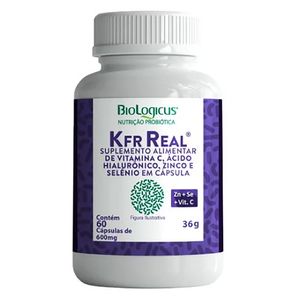 Kefir Real Suplemento à Base de Selênio, Zinco, Ácido Hialurônico e Vitamina C 60 Cápsulas - Biologicus