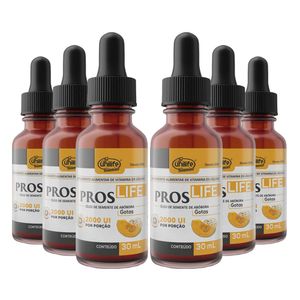 Kit 6x Proslife (Óleo de Semente de Abóbora e Vitamina D3) 30ml - Unilife