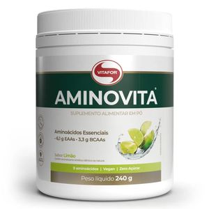 Aminovita Pote (Aminoácidos Essenciais) Limão 240g - Vitafor