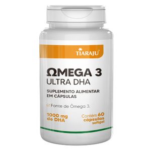 Ômega 3 DHA Ultra (1000mg) 60 Cápsulas - Tiarajú