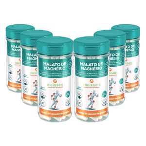 Kit 6x Malato de Magnesio (500mg) 60 Cápsulas - Meissen