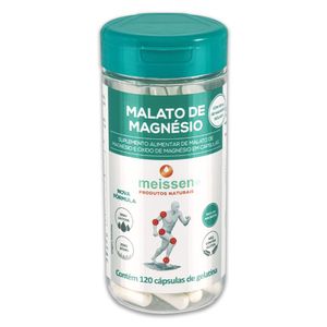 Malato De Magnesio (500mg) 120 Cápsulas - Meissen