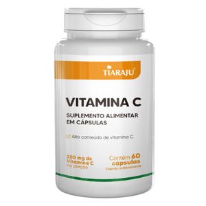 Vitamina C (250mg) 60 Cápsulas - Tiarajú