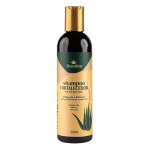 Shampoo Fortalecedor ( Eclipta alba, Alecrim e Cúrcuma) 240ml - LiveAloe