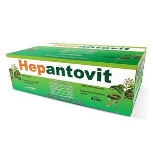 Caixa 60x Hepantovit Flaconetes 10ml Sabor Boldo - Melcoprol