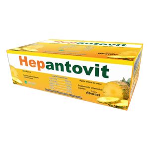 Caixa 60x Hepantovit Flaconetes 10ml Sabor Abacaxi - Melcoprol