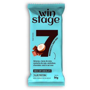 Barra de proteína Sabor Coco com Chocolate 54g - Winstage
