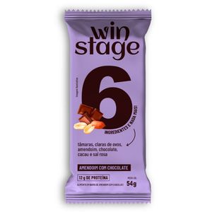 Barra de proteína Sabor Amendoim com Chocolate 54g - Winstage
