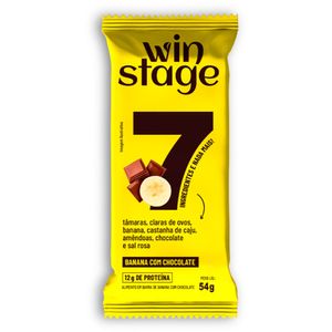 Barra de proteína Sabor Banana com Chocolate 54g - Winstage