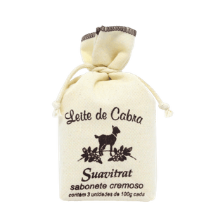 Kit com 3 Sabonetes de Leite de Cabra 100g - Suavitrat