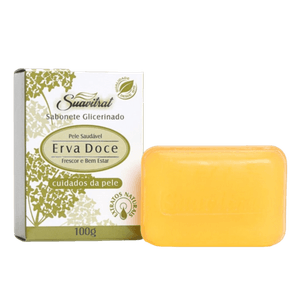 Sabonete Glicerinado Erva Doce 100g - Suavitrat