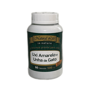 Uxi Amarelo e Unha De Gato (500mg) 60 Cápsulas - Botânica Haacke