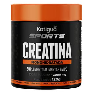 Creatina Sports Monohidratada Em Pó 120g - Katiguá