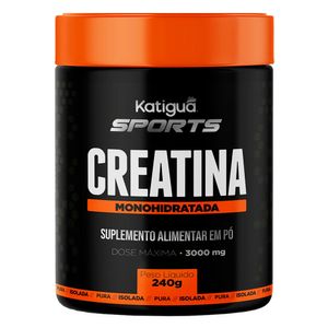 Creatina Sports Monohidratada Em Pó 240g - Katiguá