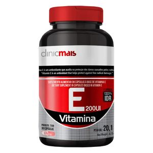 Vitamina E (200UI) 30 Cápsulas - Chá Mais