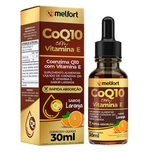 Coenzima Q10 com Vitamina E 30ml - Melfort