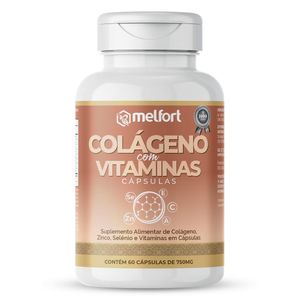 Colágeno com Vitaminas (750mg) 120 Cápsulas - Melfort