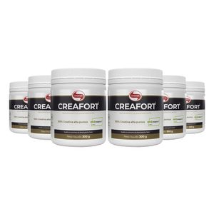 Kit 6x Creatina Creafort (Creapure) 300g - Vitafor