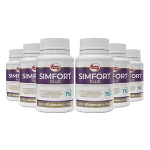 kit 6x Simfort Plus (Mix Probióticos) 60 Cápsulas - Vitafor