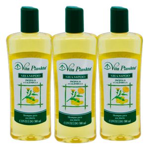 Kit 3x Shampoo Própolis e Calêndula 300ml - Vitalab