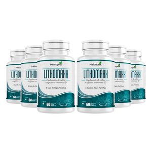 Kit 6x Lithomaxx (Algas Marinhas com Vitamina D3) 60 Cápsulas - Melcoprol
