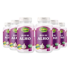 Kit 6x Óleo de Alho (250mg) 150 Cápsulas - Unilife