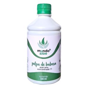 Polpa de Babosa (Aloe Vera Concentrado) 500ml - Mundo Aloe