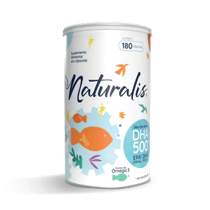 Ômega-3 DHA 500 (1000mg) 180 Cápsulas - Naturalis