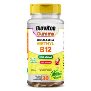 Gummy Vitamina B12 Methyl 30 Gomas Veganas - Unilife