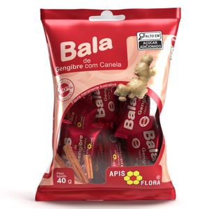 Bala de Gengibre com Canela 40g - Apis Flora