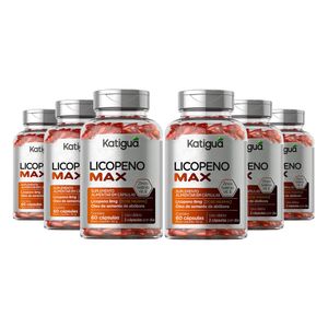 Kit 6x Licopeno Max (1000mg) 60 Cápsulas - Entero