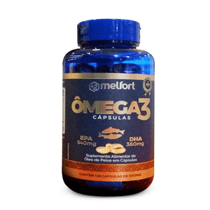 Ômega 3 (1000mg) 120 Cápsulas - Melfort