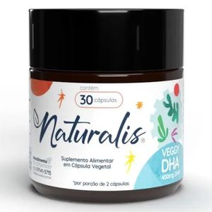 Veggy DHA - Omega-3 de algas 100% vegetales (730mg) 30 Cápsulas Vegetarianas - Naturalis