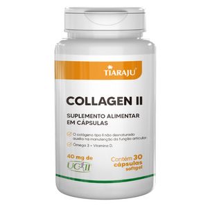 Collagen Tipo II (40mg) 30 Cápsulas - Tiarajú