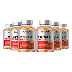 Kit 6x Prímula Max (1000mg) 60 Cápsulas - Katiguá