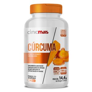 Cúrcuma (430mg) 30 Cápsulas - Chá Mais